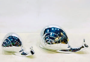 ELECTROPLATED SNAIL DECOR