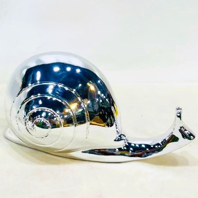 ELECTROPLATED SNAIL DECOR