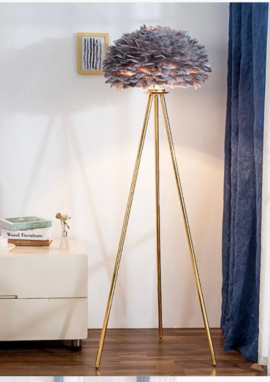 Feather Floor Lamp