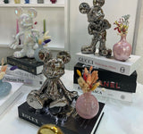 SITTING ELECTROPLATED MICKEY MOUSE