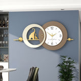 DECORATIVE CLOCK - BOND OF ELEPHANT