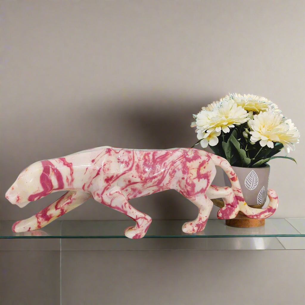 Modern Art Geometric Panther - Abstract