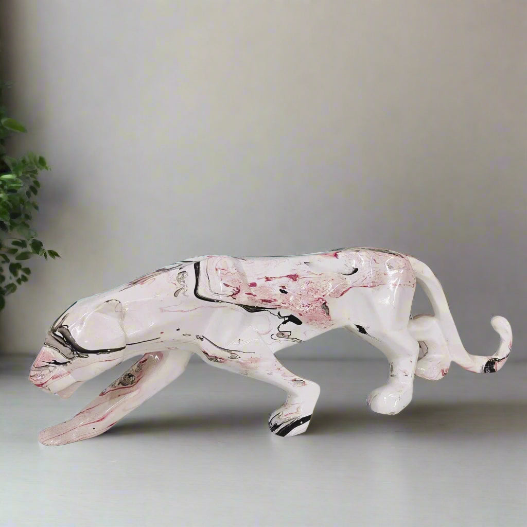 Modern Art Geometric Panther - Abstract