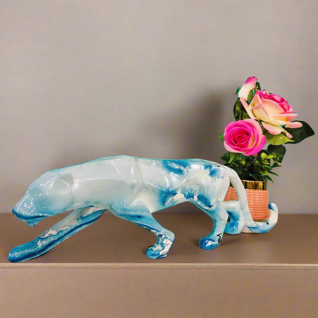 Modern Art Geometric Panther - Abstract