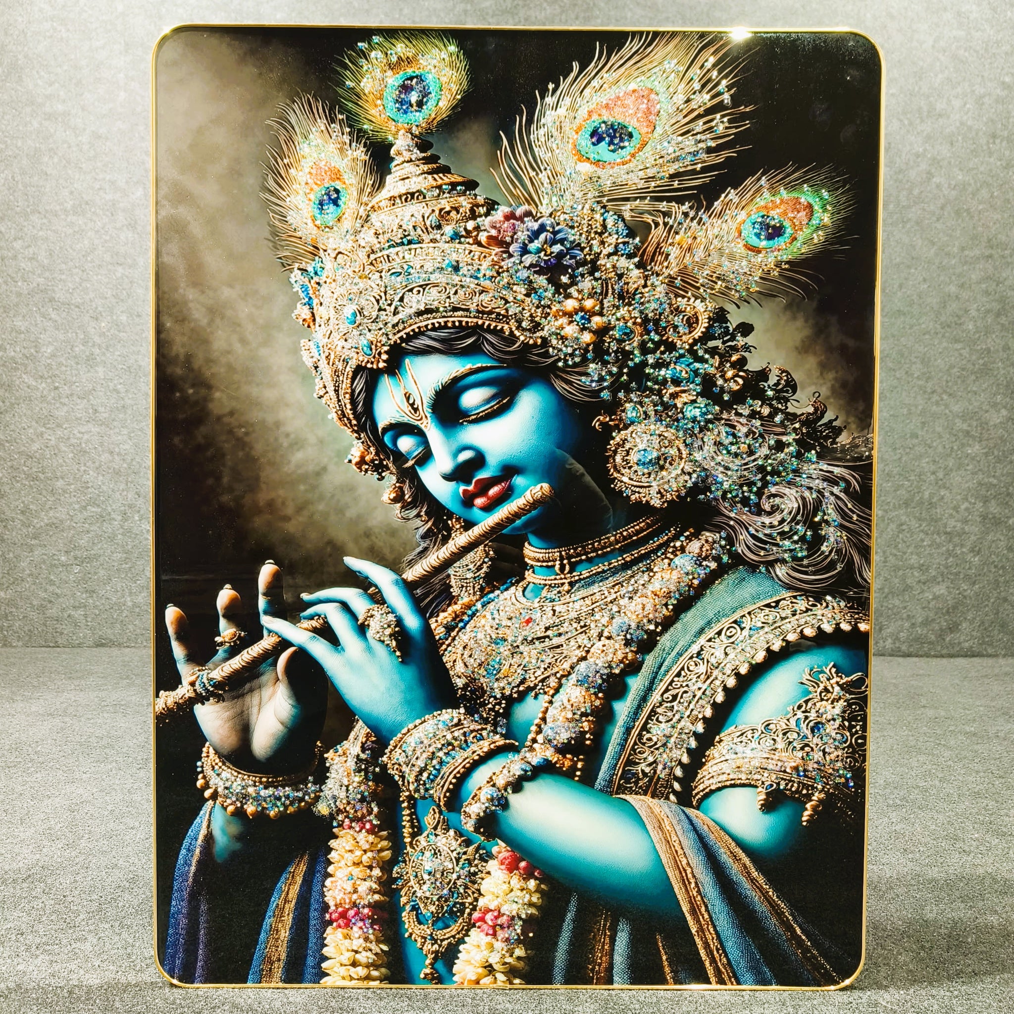 God Idol Wall Painting - Lord Krishna