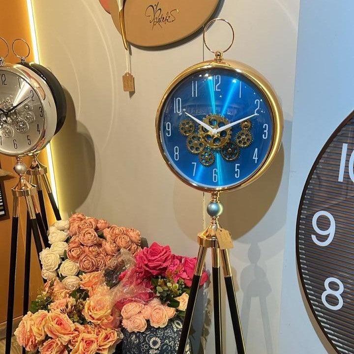 Swiss Vintage Phase Tripod-Mounted Clock