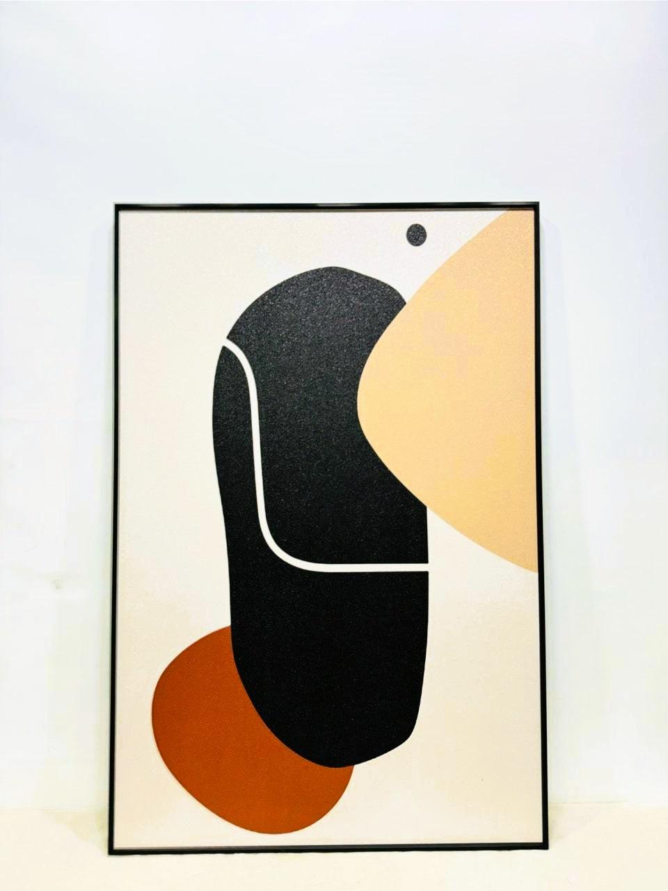 Exclusive Canva Printed Metal Frame Painting Style 1