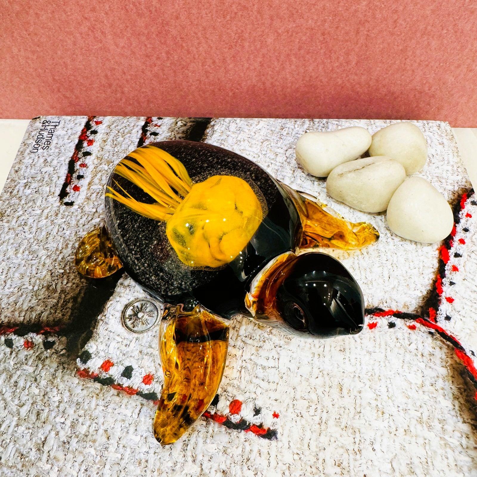 Murano Glass Tortoise Figurine Style 2