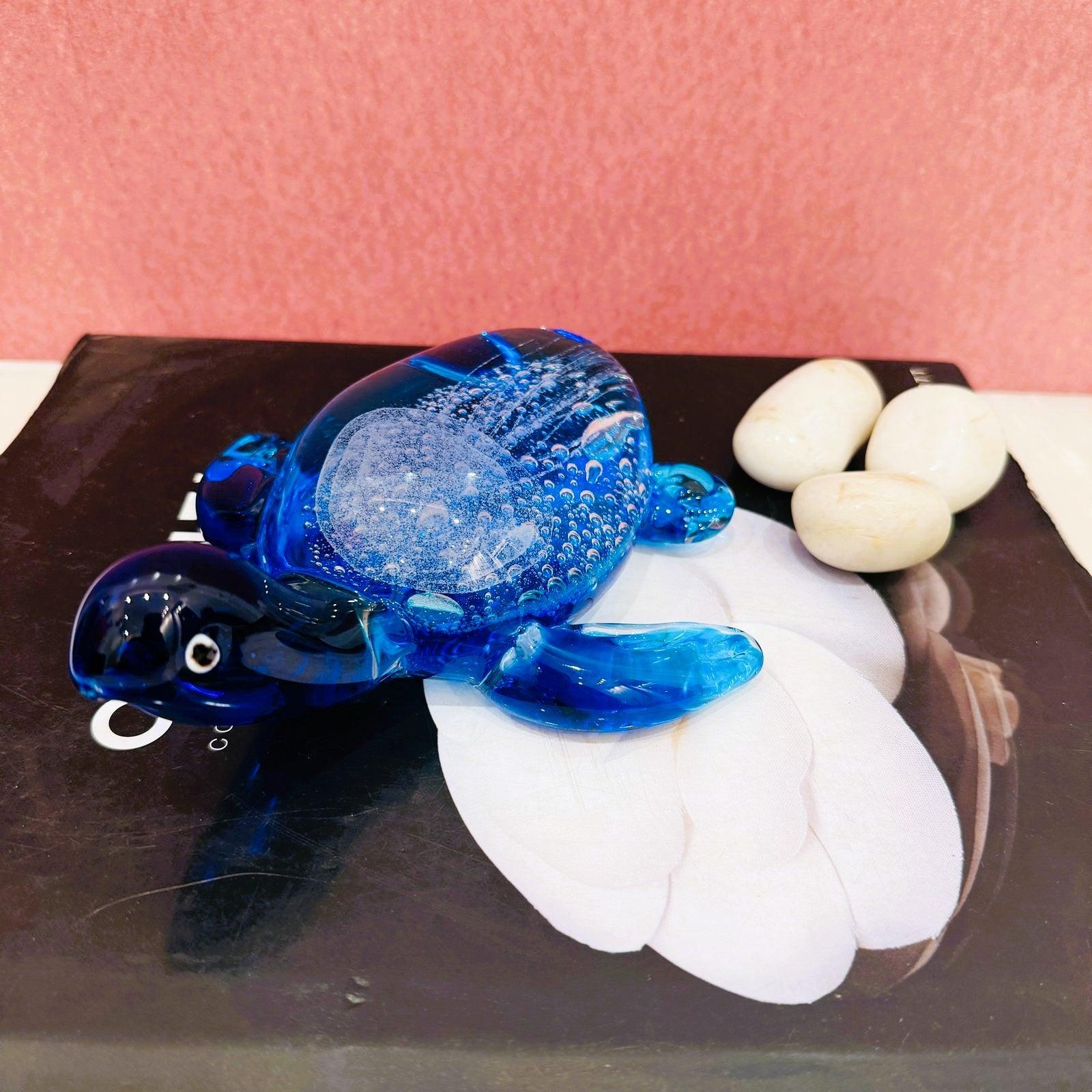 Murano Glass Tortoise Figurine Style 1