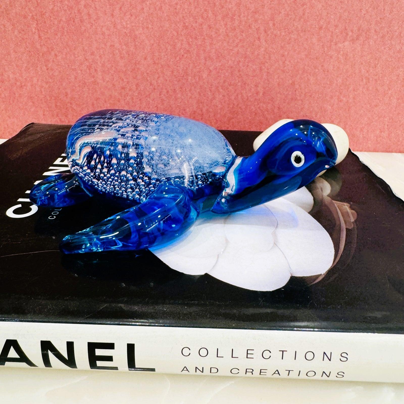 Murano Glass Tortoise Figurine Style 1