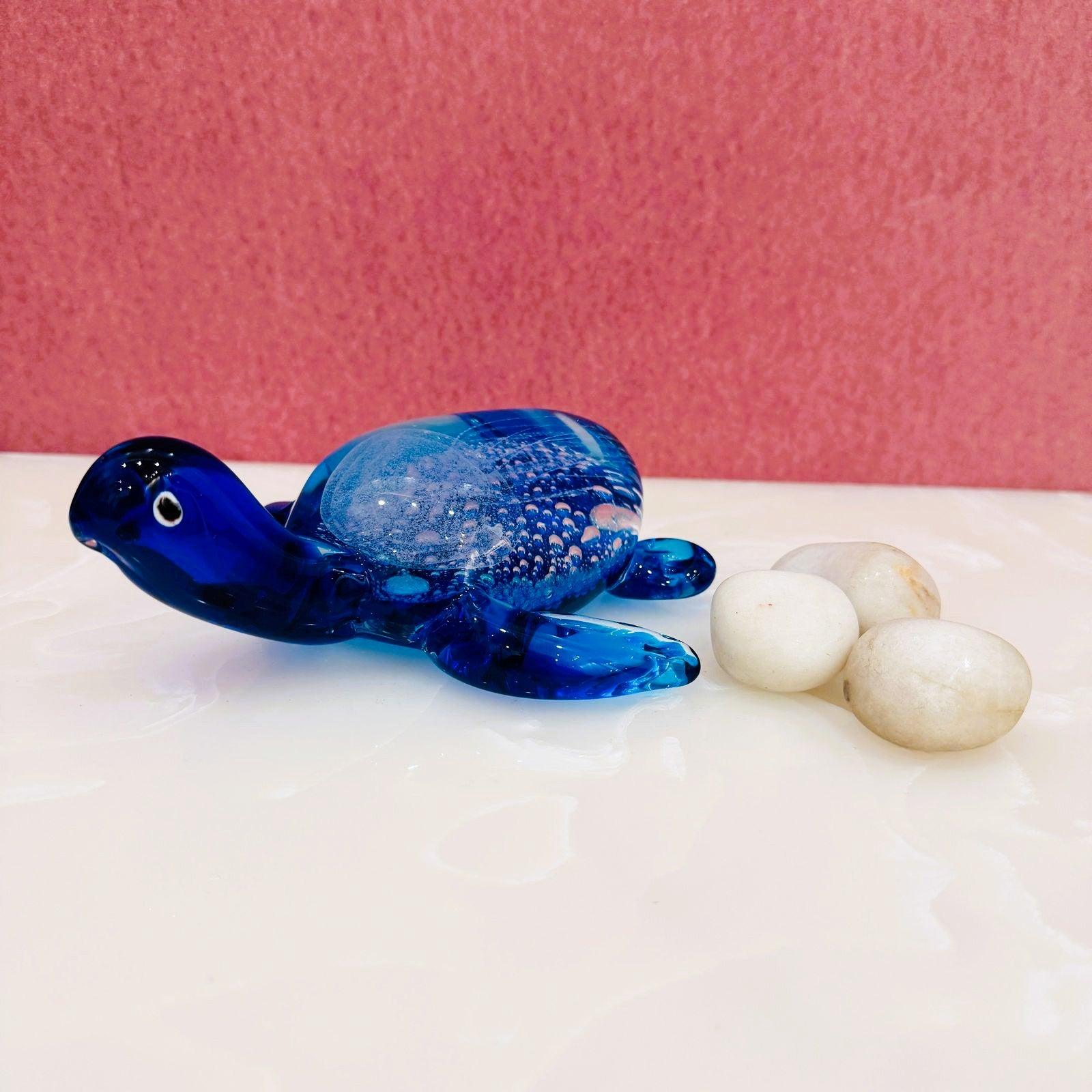 Murano Glass Tortoise Figurine Style 1