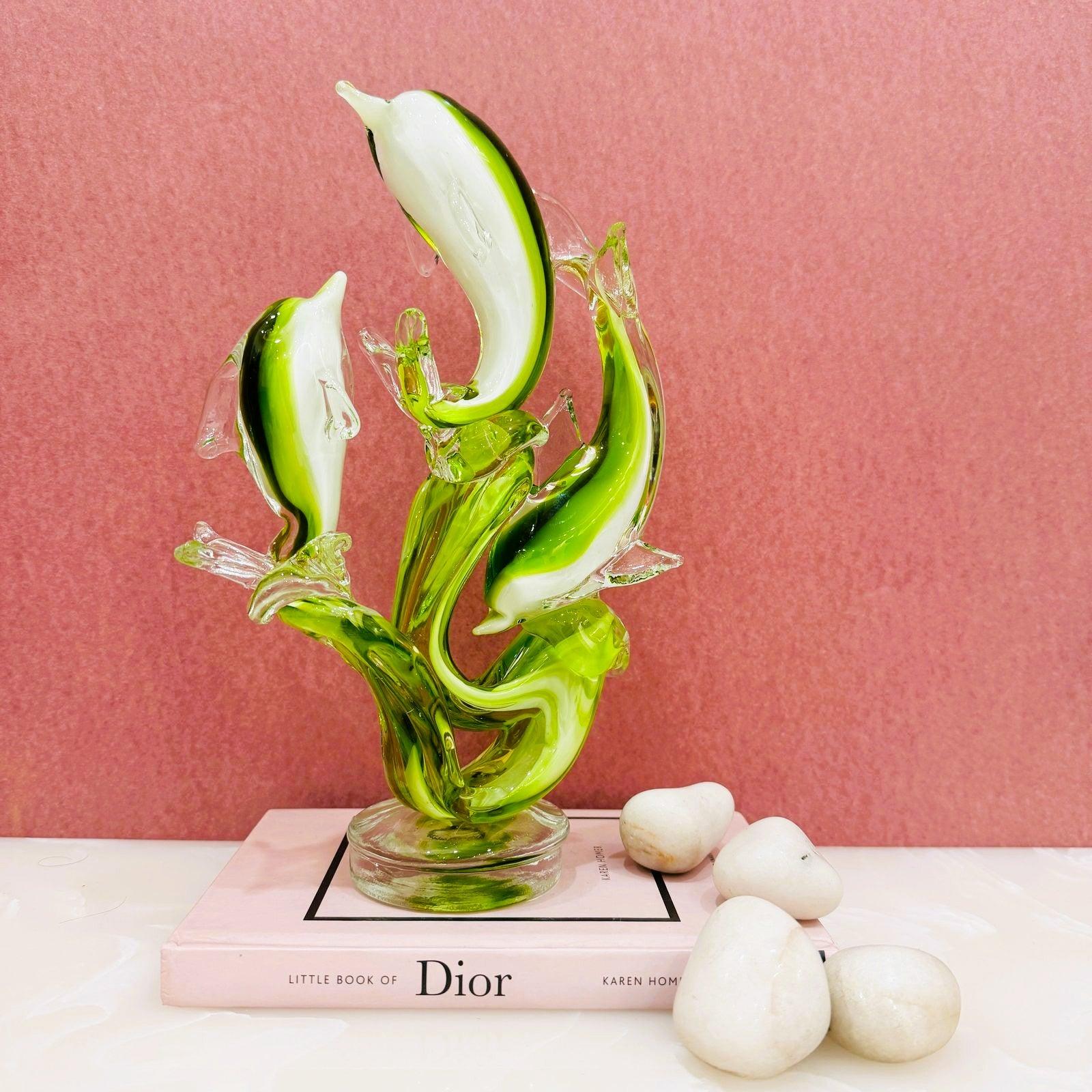 Murano Glass Dolphin Pod Style 2