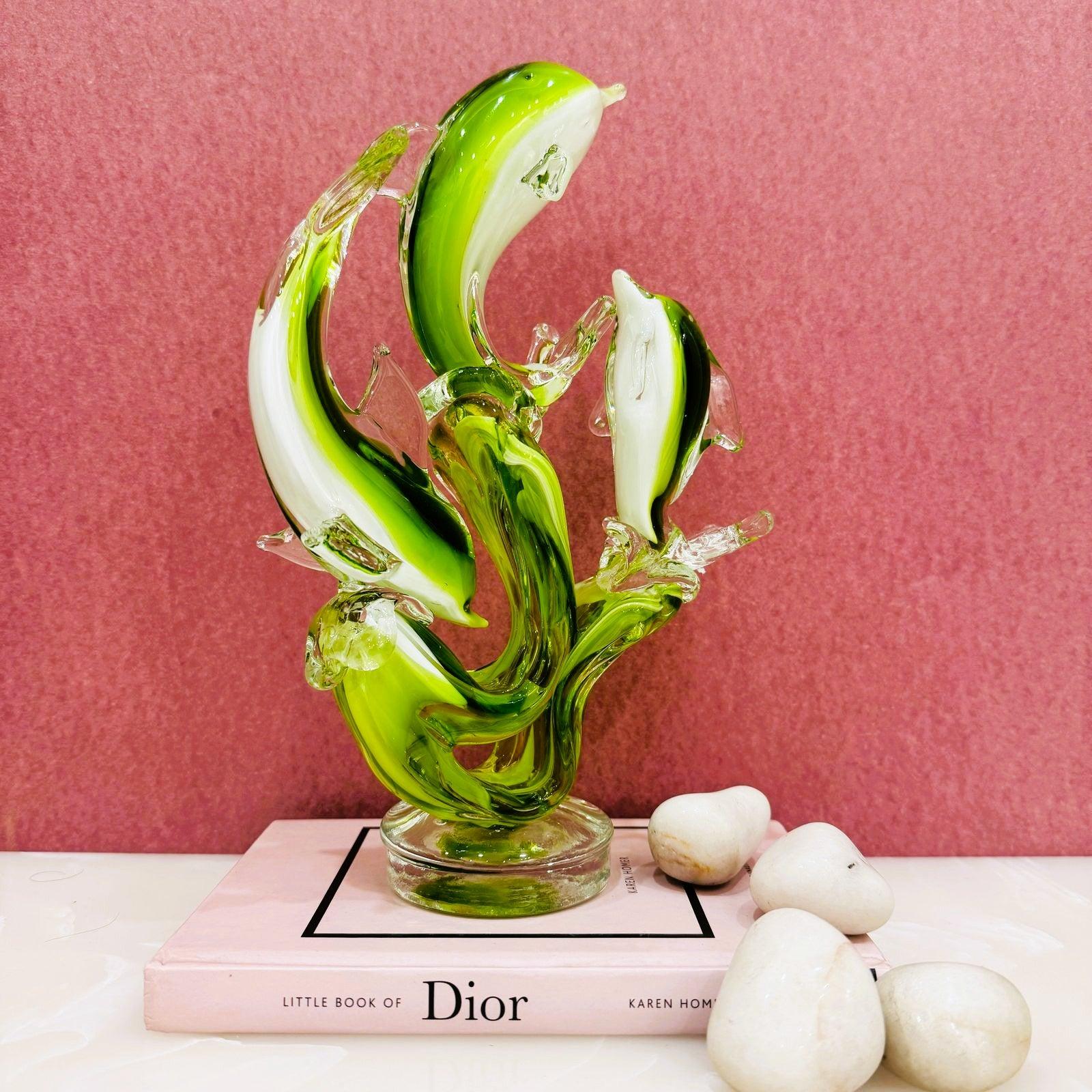 Murano Glass Dolphin Pod Style 2