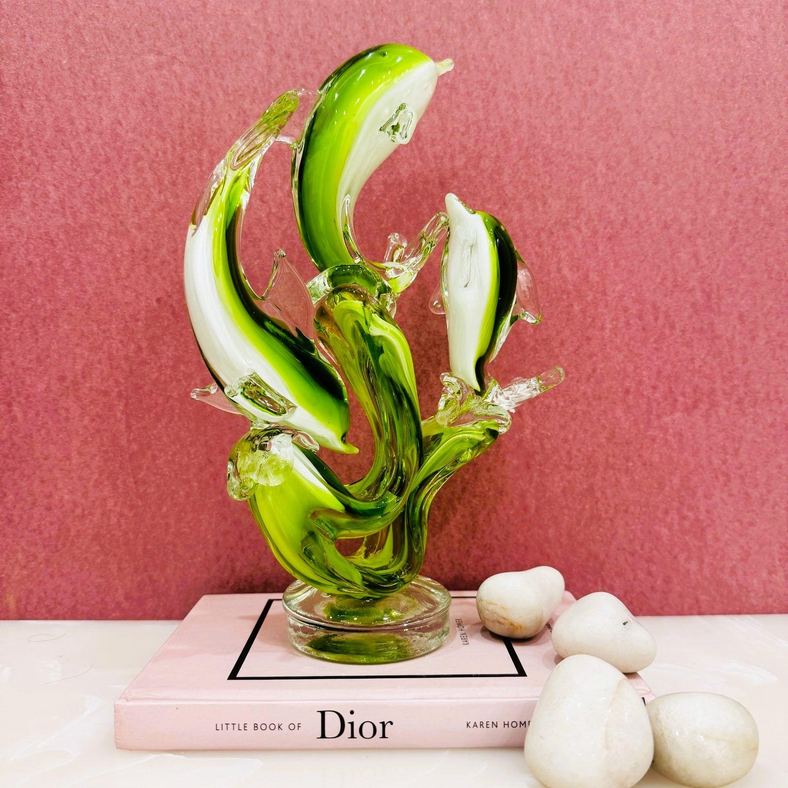 Murano Glass Dolphin Pod Style 2