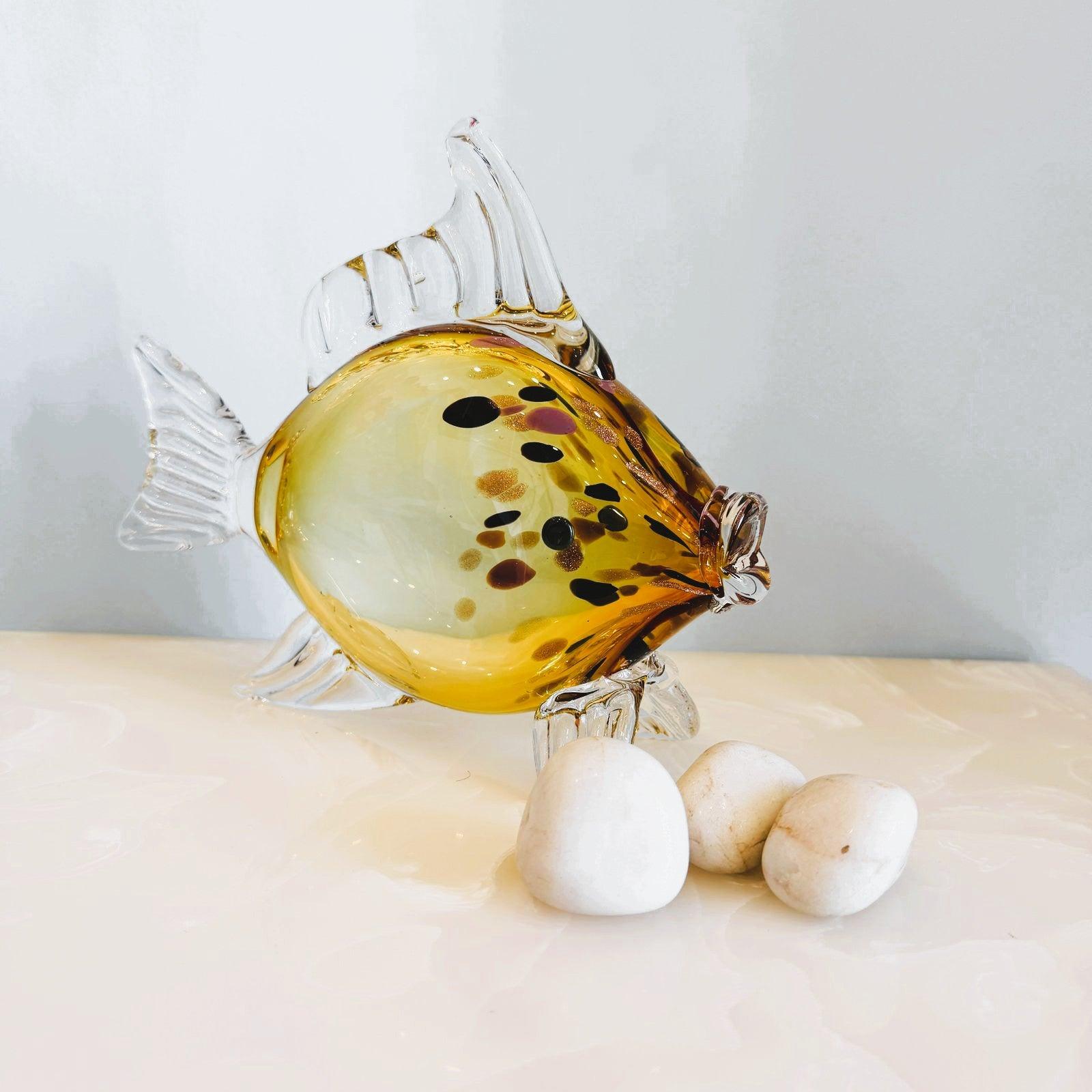 Murano Glass Fish Sculpture Style 17