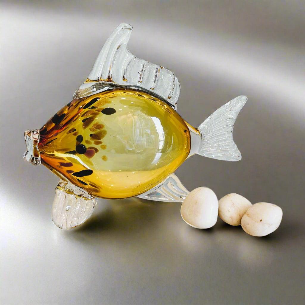Murano Glass Fish Sculpture Style 17