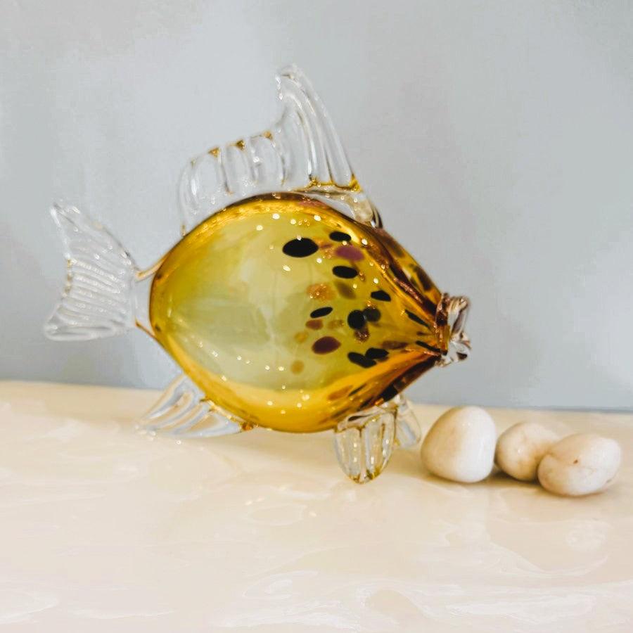 Murano Glass Fish Sculpture Style 17