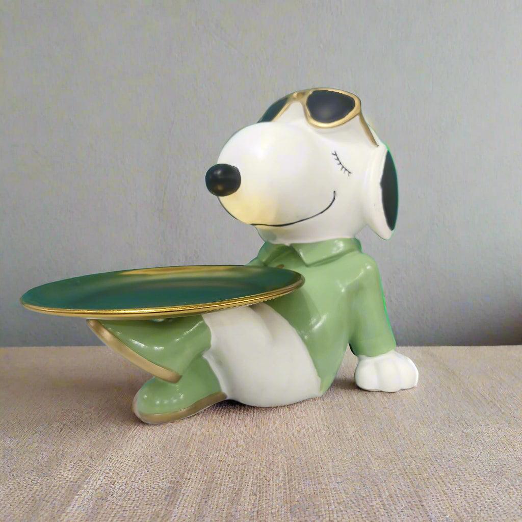 Relaxing Puppy Tray Holder