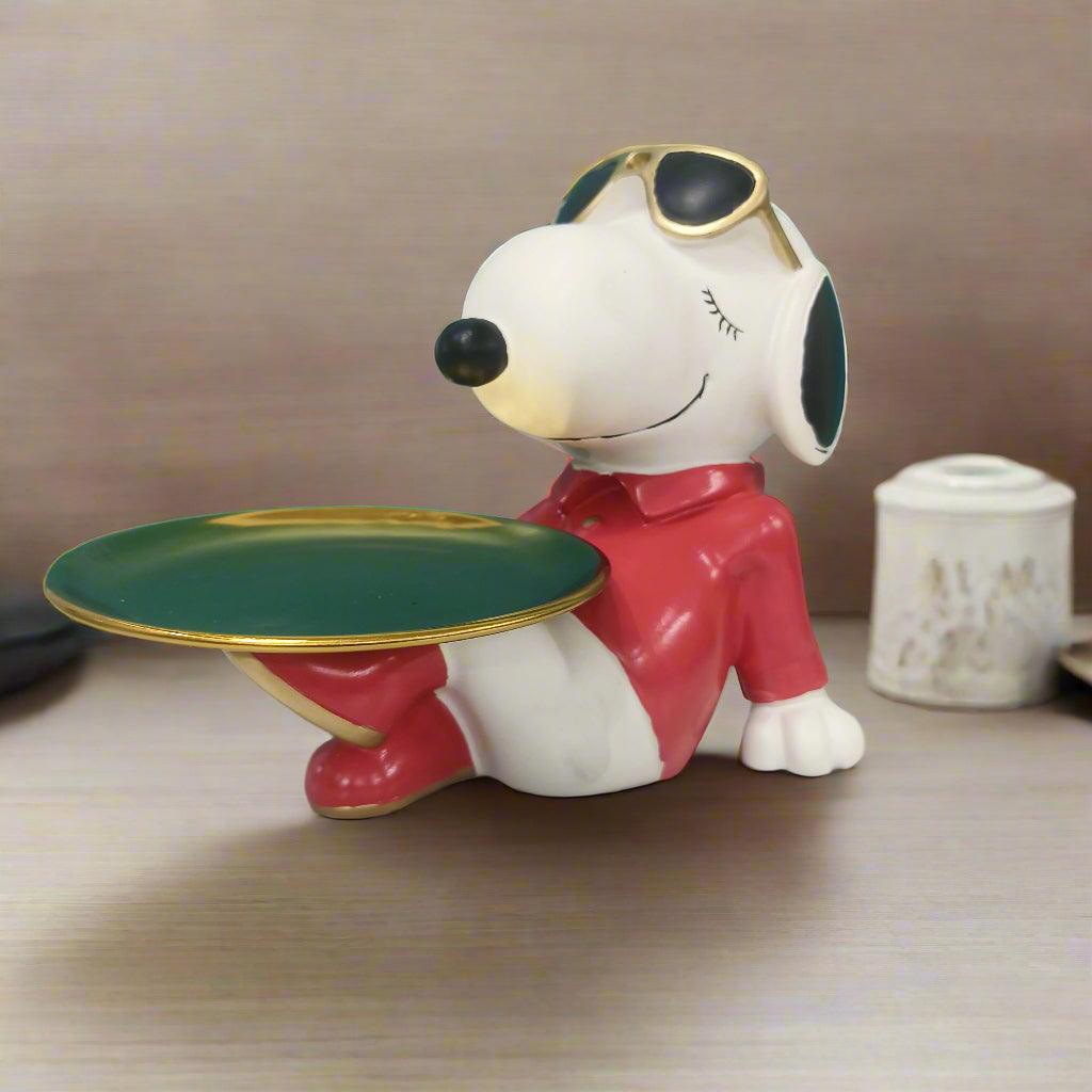Relaxing Puppy Tray Holder