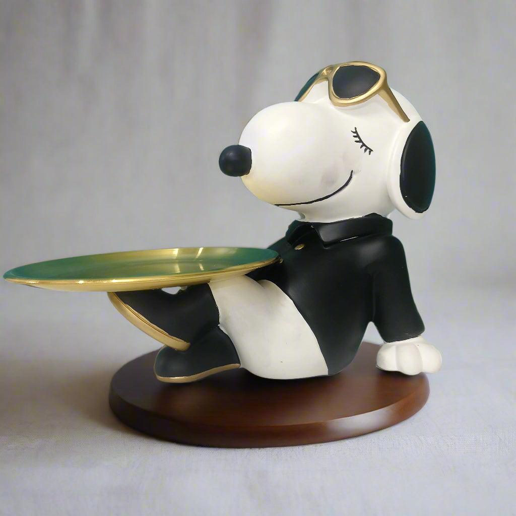 Relaxing Puppy Tray Holder