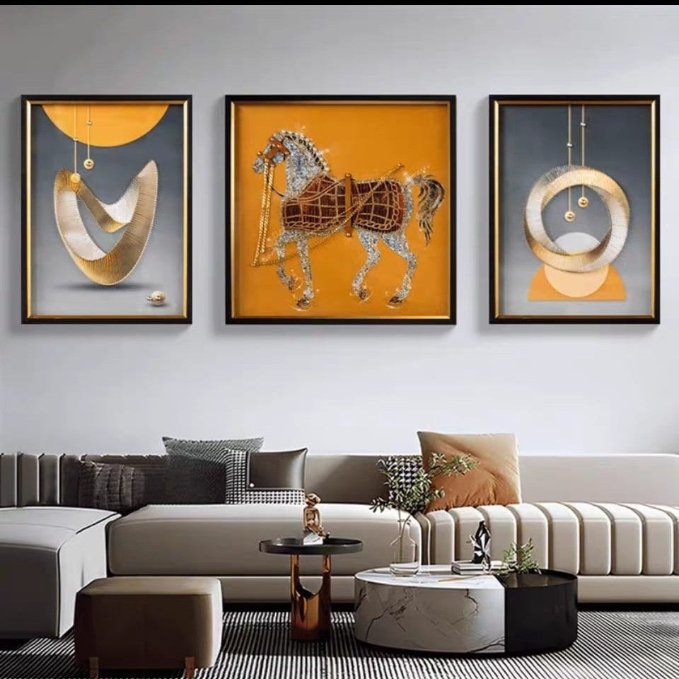 Glass Shadow Box Set of 3 Style 1