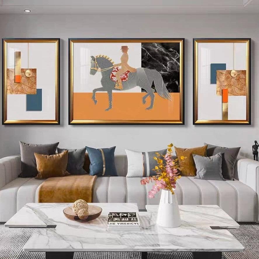 Glass Shadow Box Set of 3 Style 4