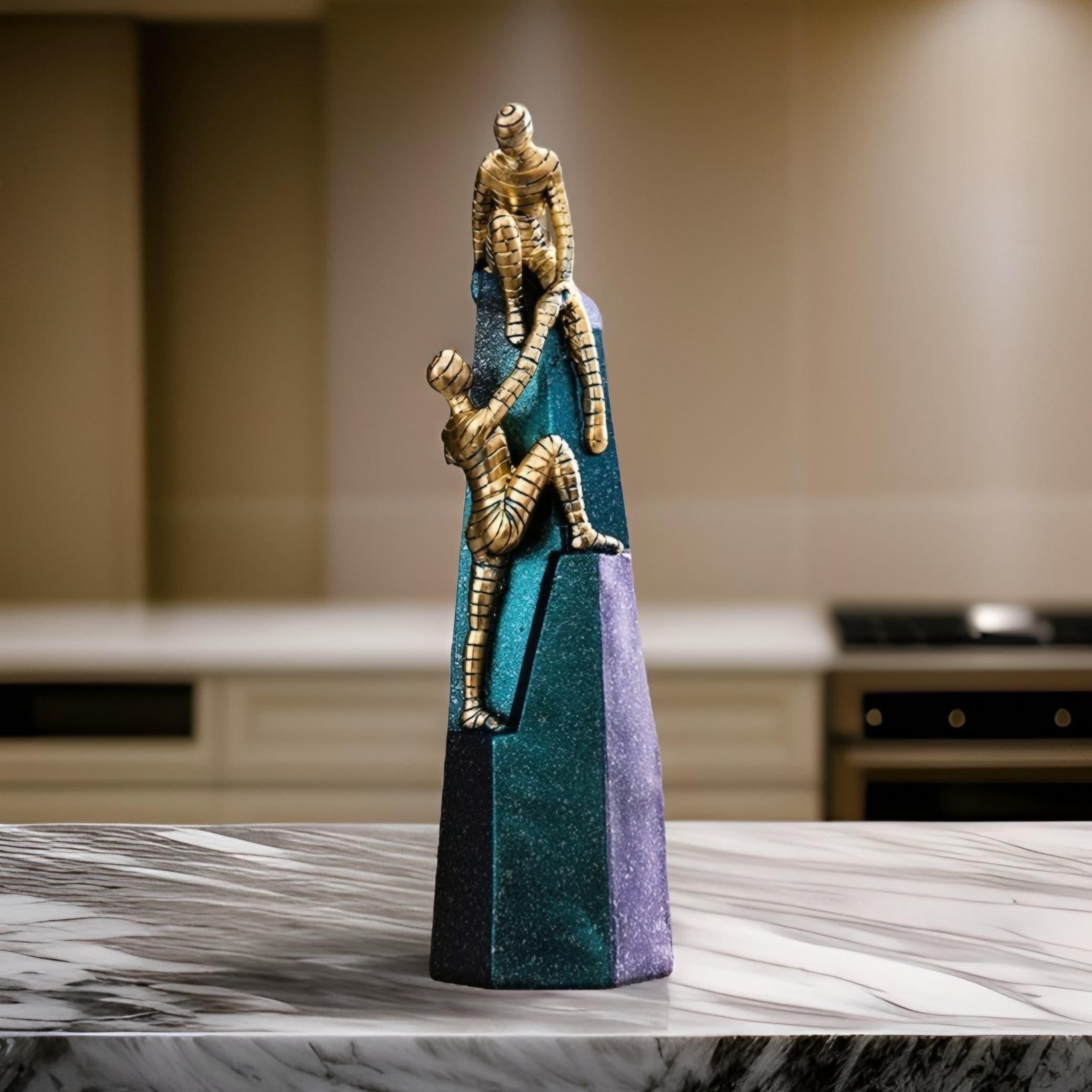 Patterned Man Figurine