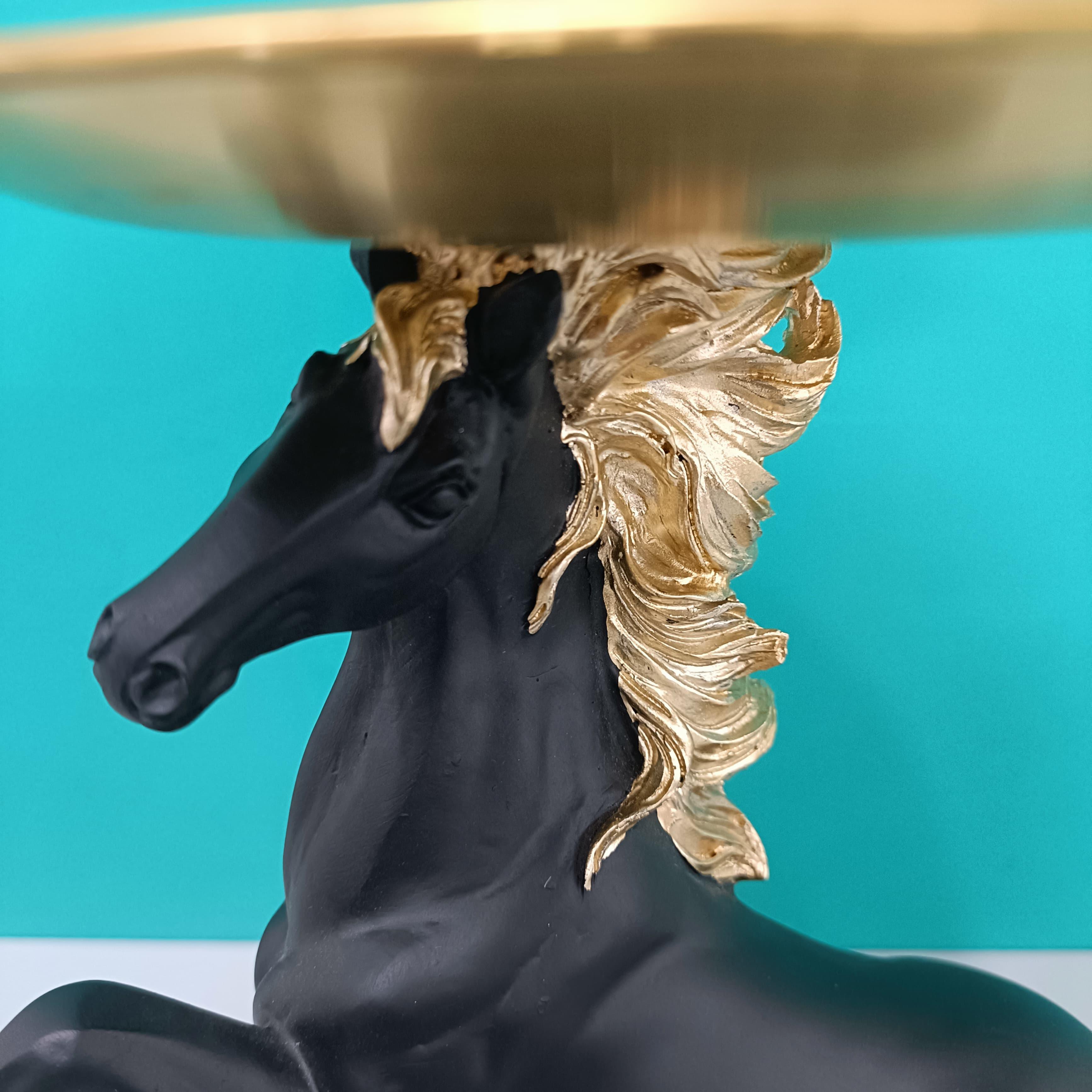 Majestic Horse with Plate