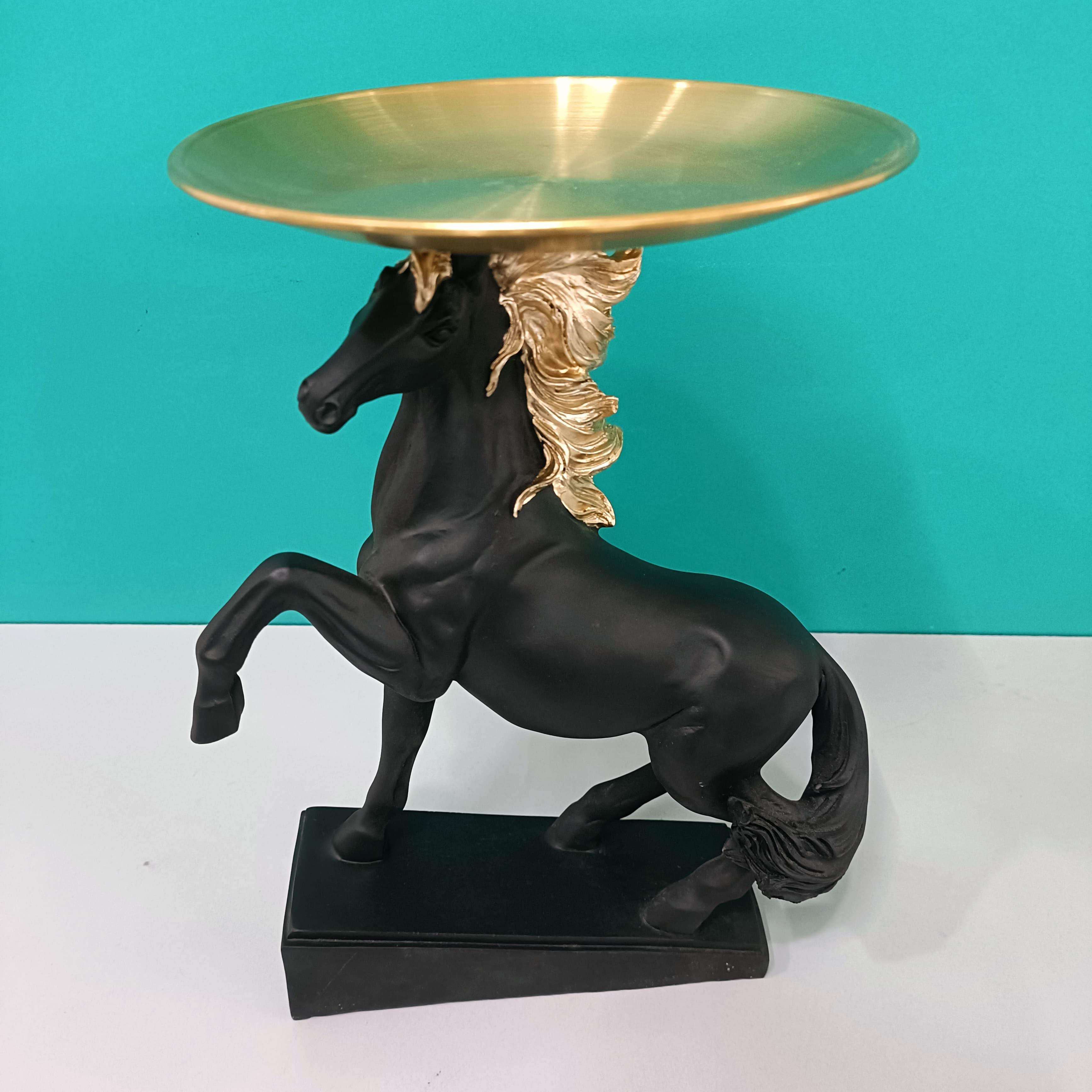 Majestic Horse with Plate