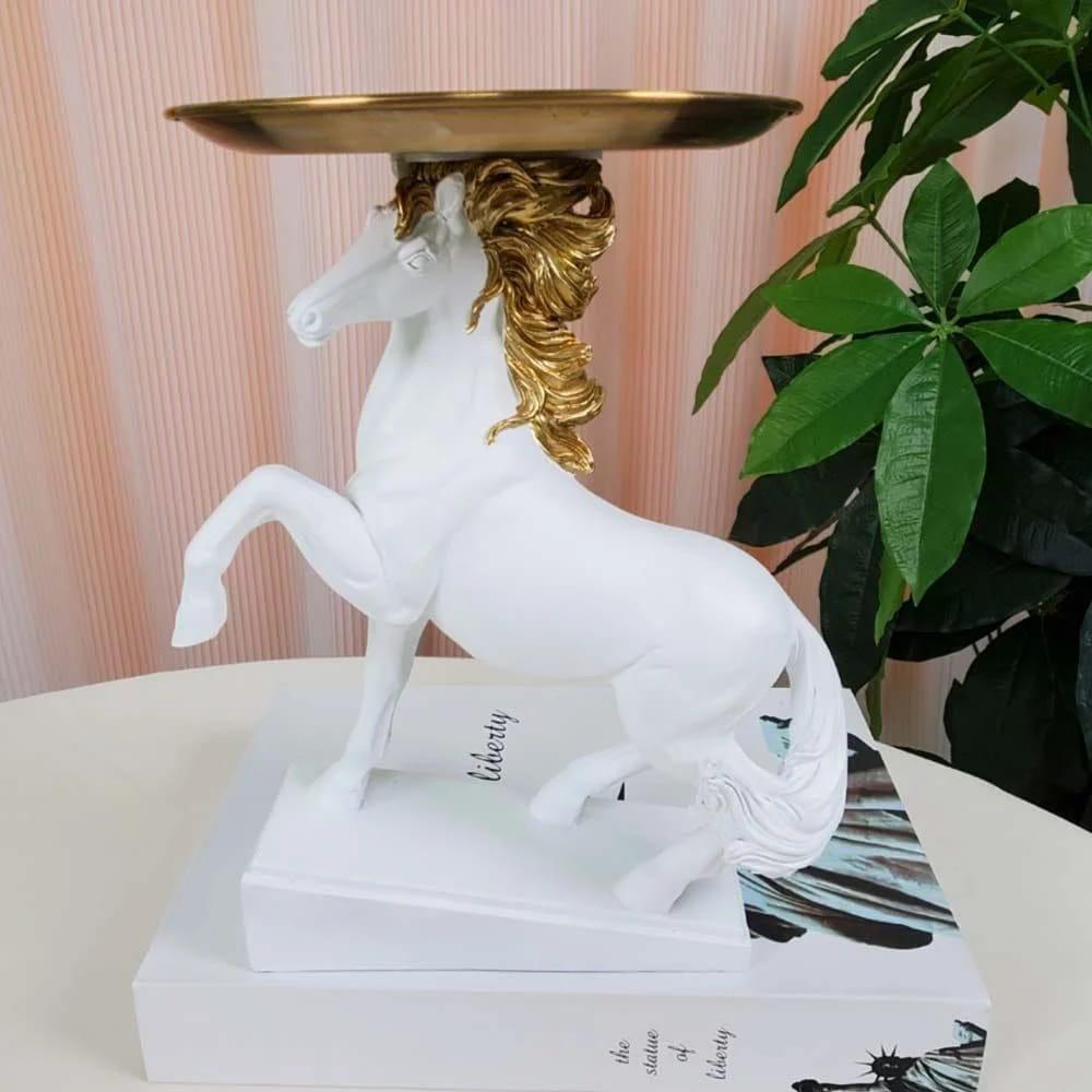 Majestic Horse with Plate