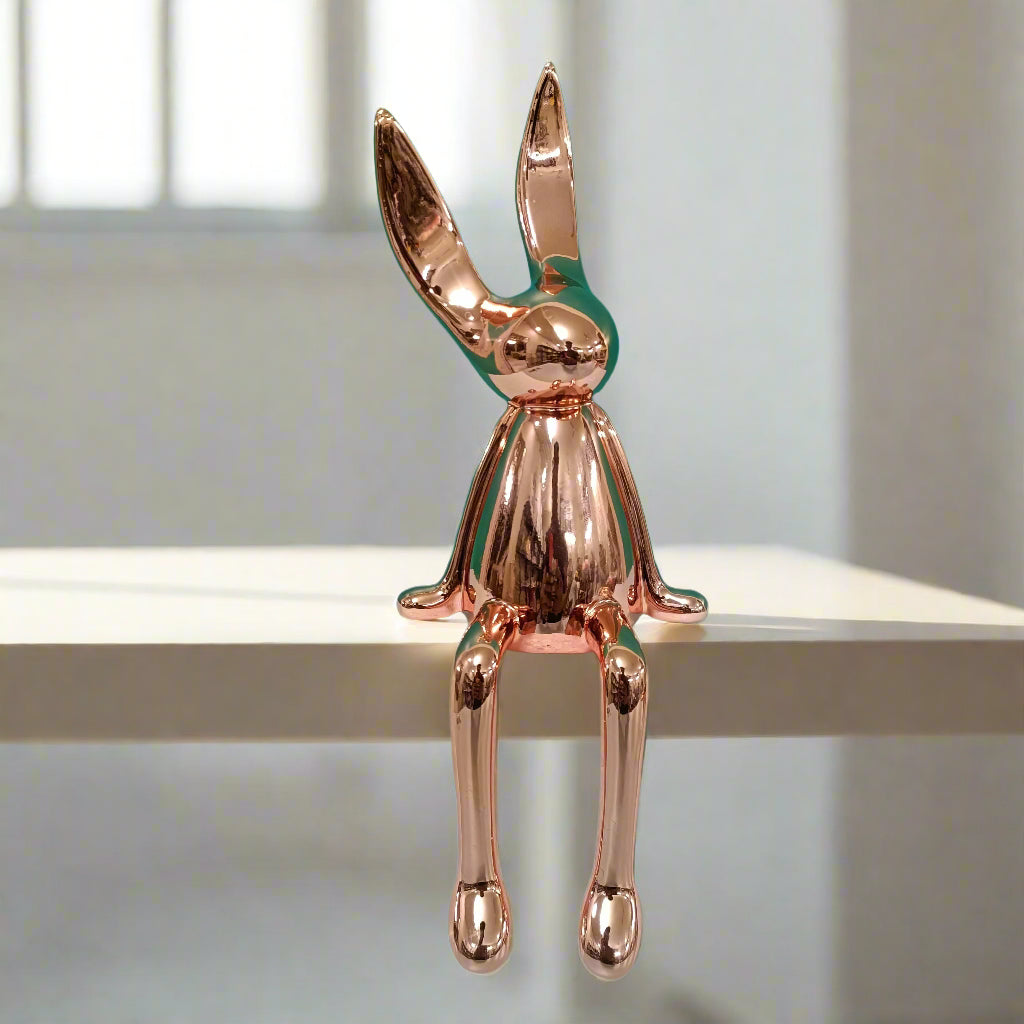 Electroplated Persian Bunny Relaxing