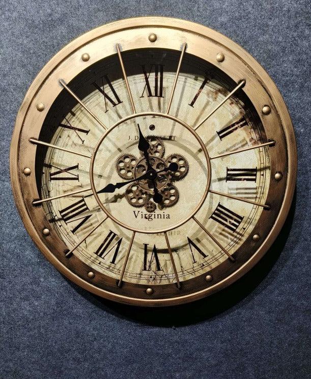 Royal Metal Gear Mechanical Clock Style 56