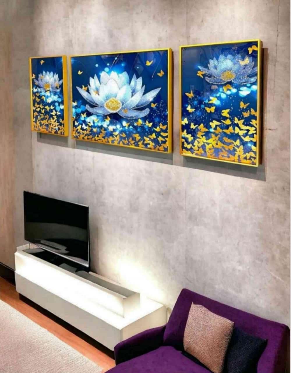 Aluminium Crystal Frame Painting - Style 3