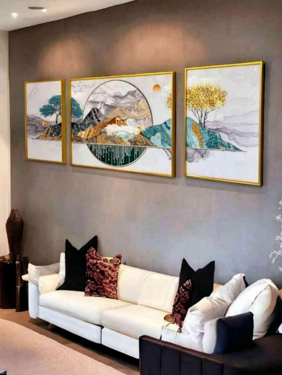 Aluminium Crystal Frame Painting - Style 6