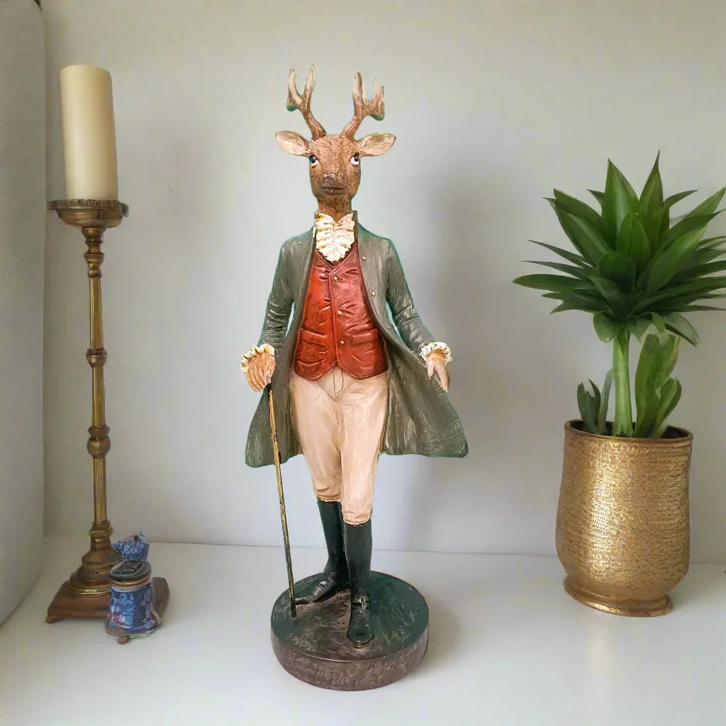 Quirky Dressed Animal Statue Style 8