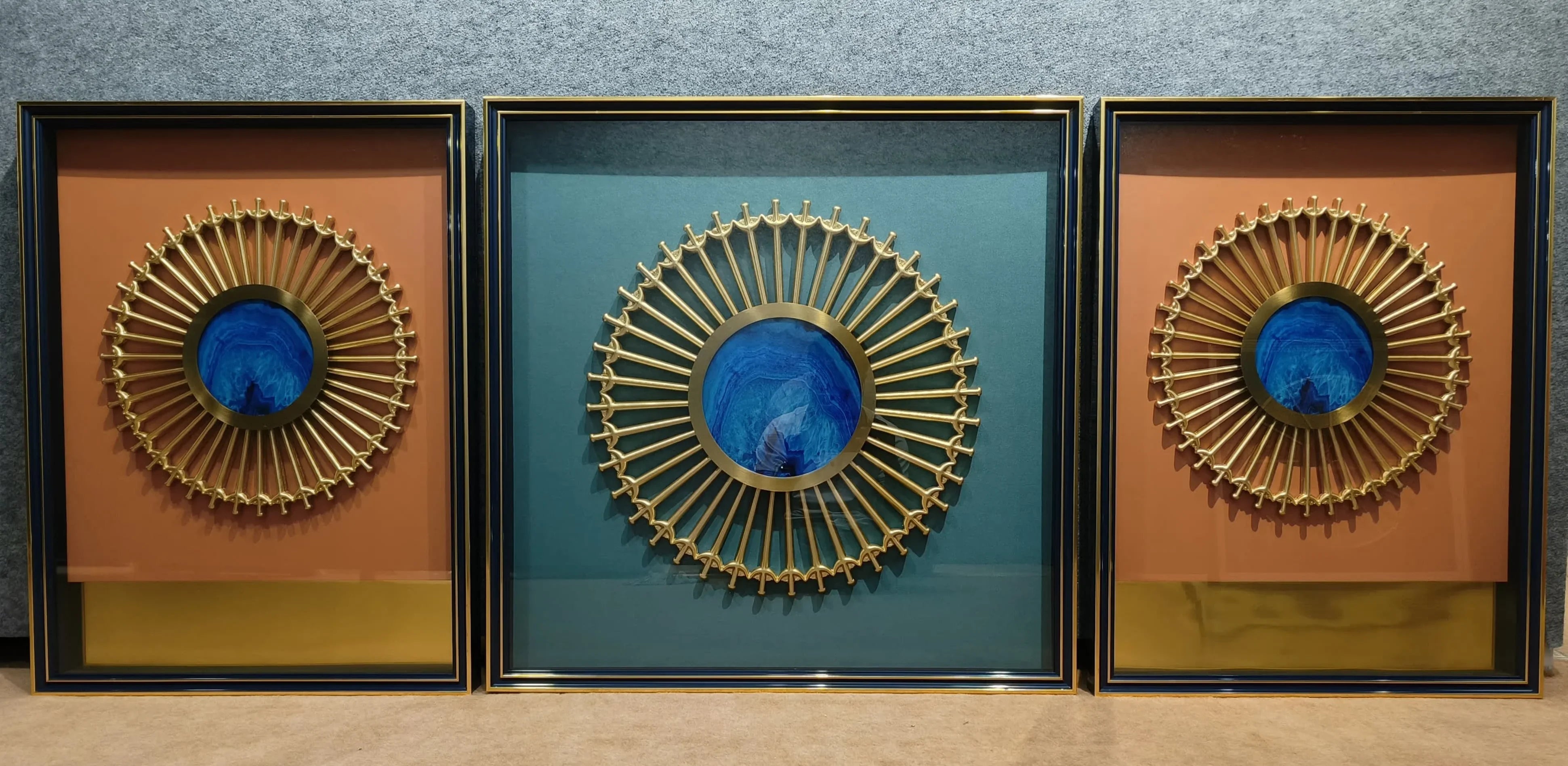 Glass Shadow Box Set of 3 Style 13