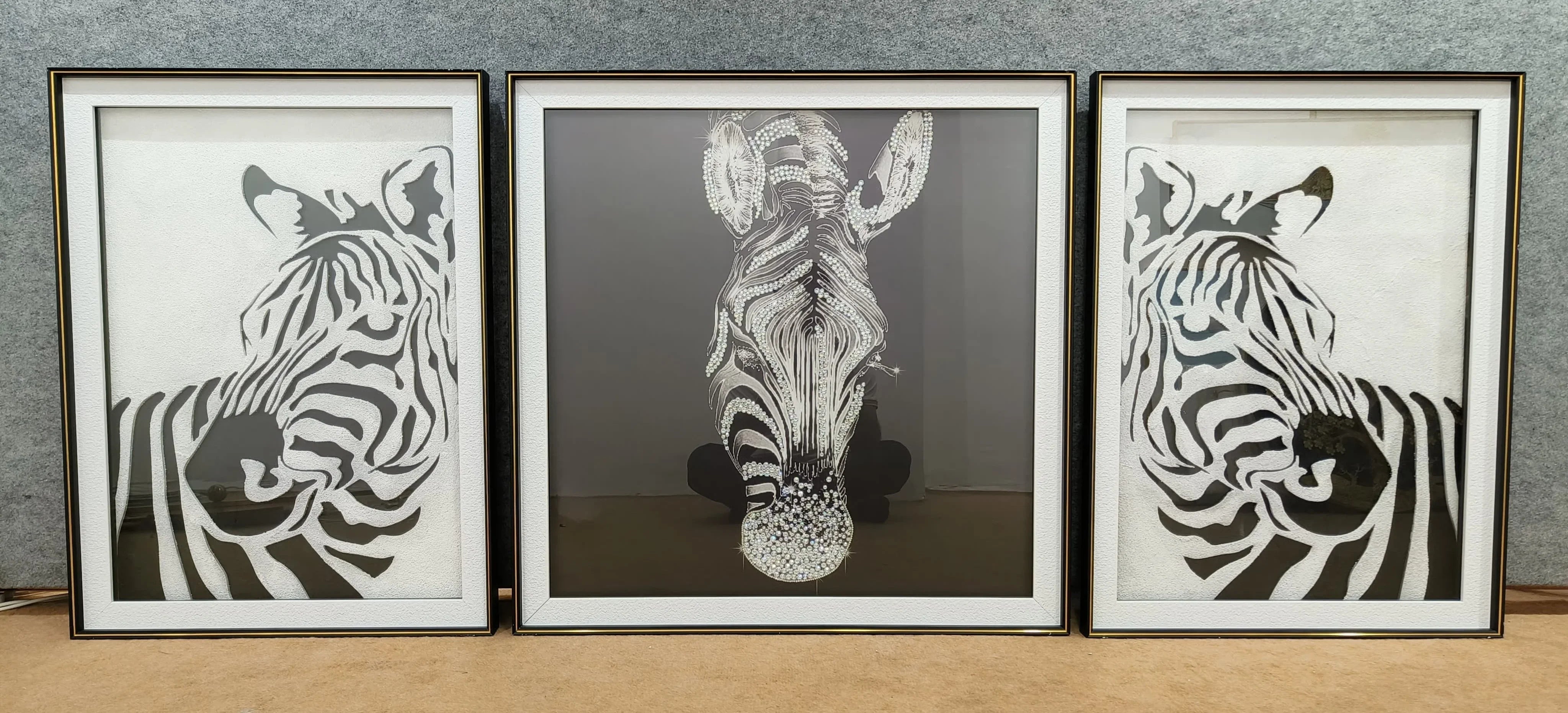 Glass Shadow Box Set of 3 Style 14