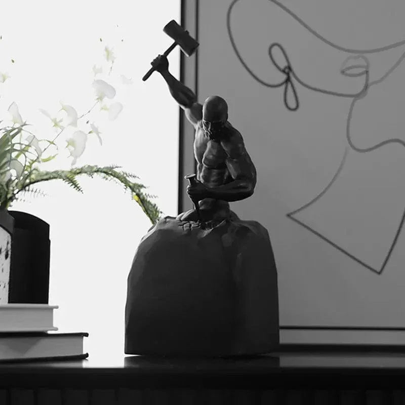 Self Carved Human Figurine