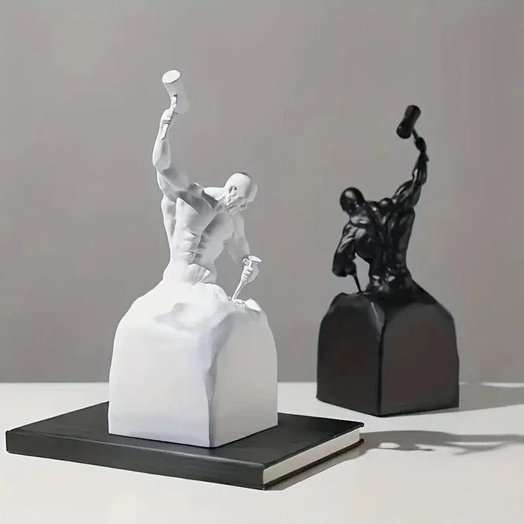 Self Carved Human Figurine