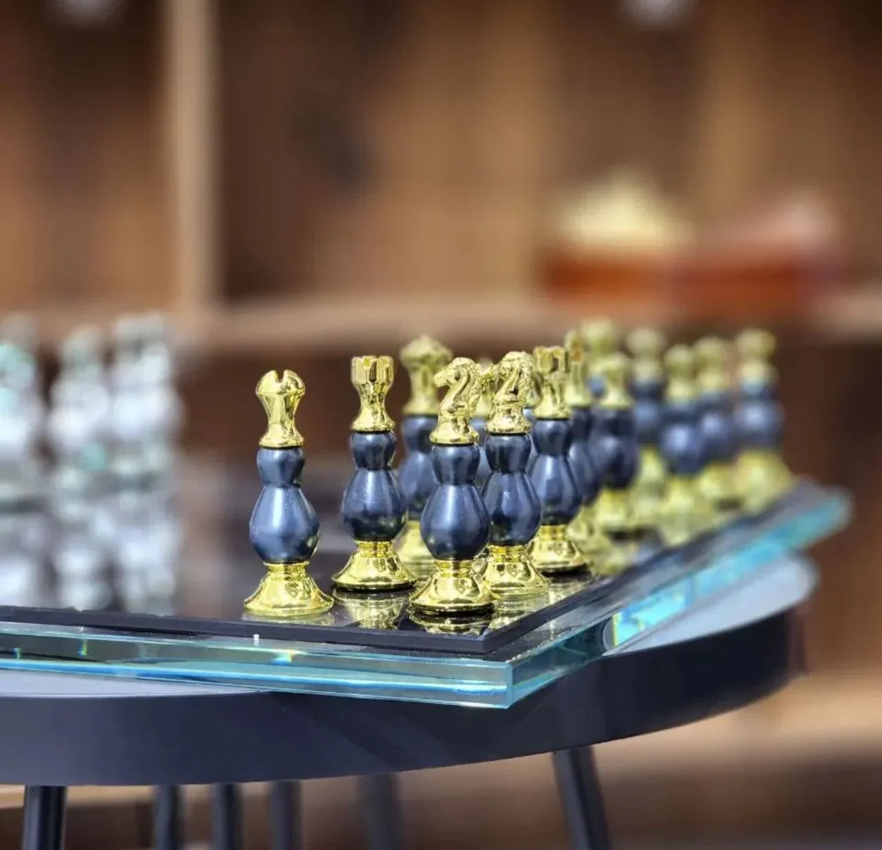 Glass Edge Chess Set