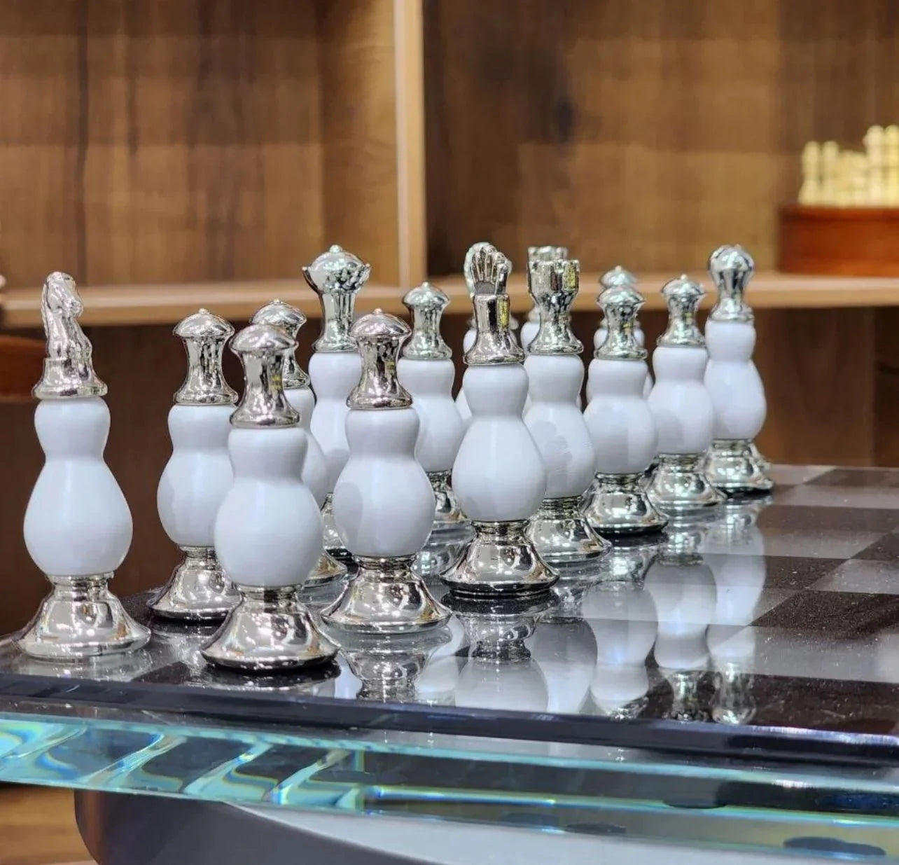 Glass Edge Chess Set