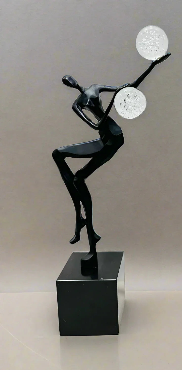 Sphere of Joy – Abstract Dancing Figurine
