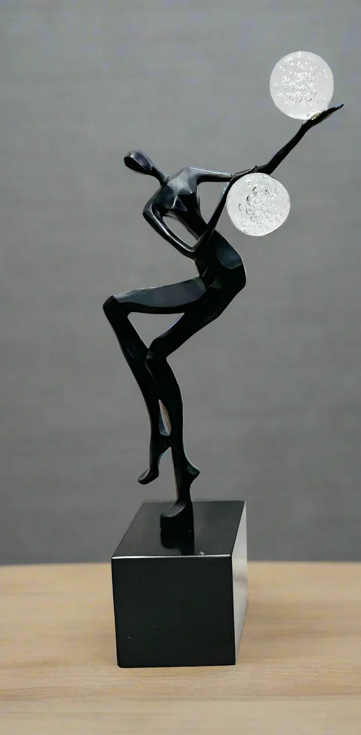 Sphere of Joy – Abstract Dancing Figurine