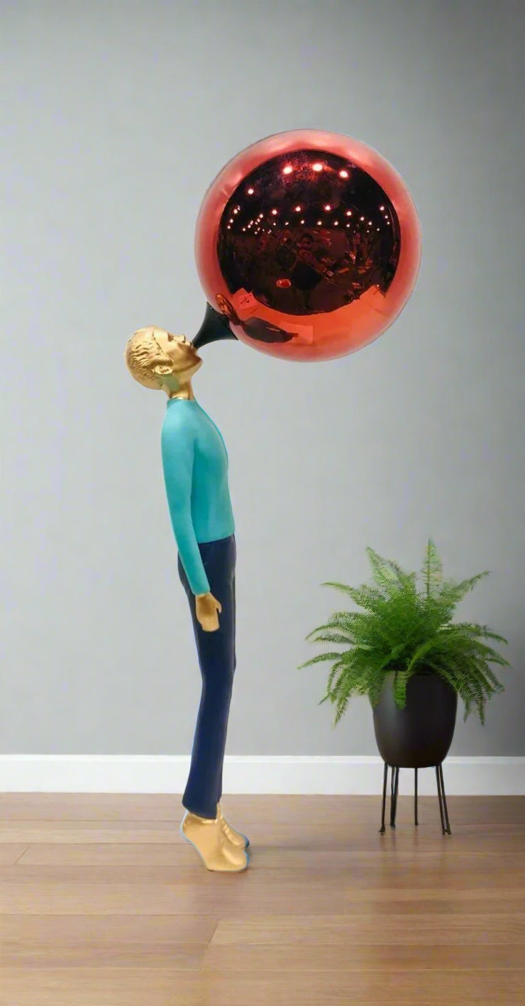 Man with a Bubble of Dreams