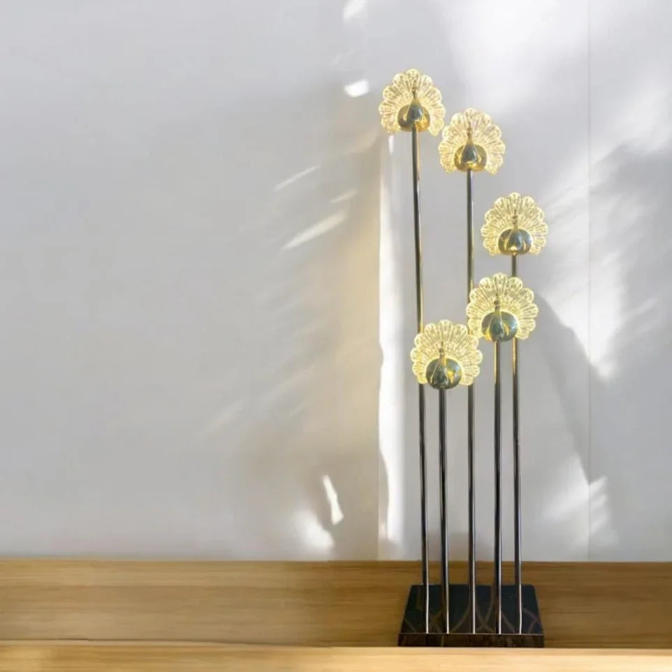 Peacock Floor Decorative Lamps