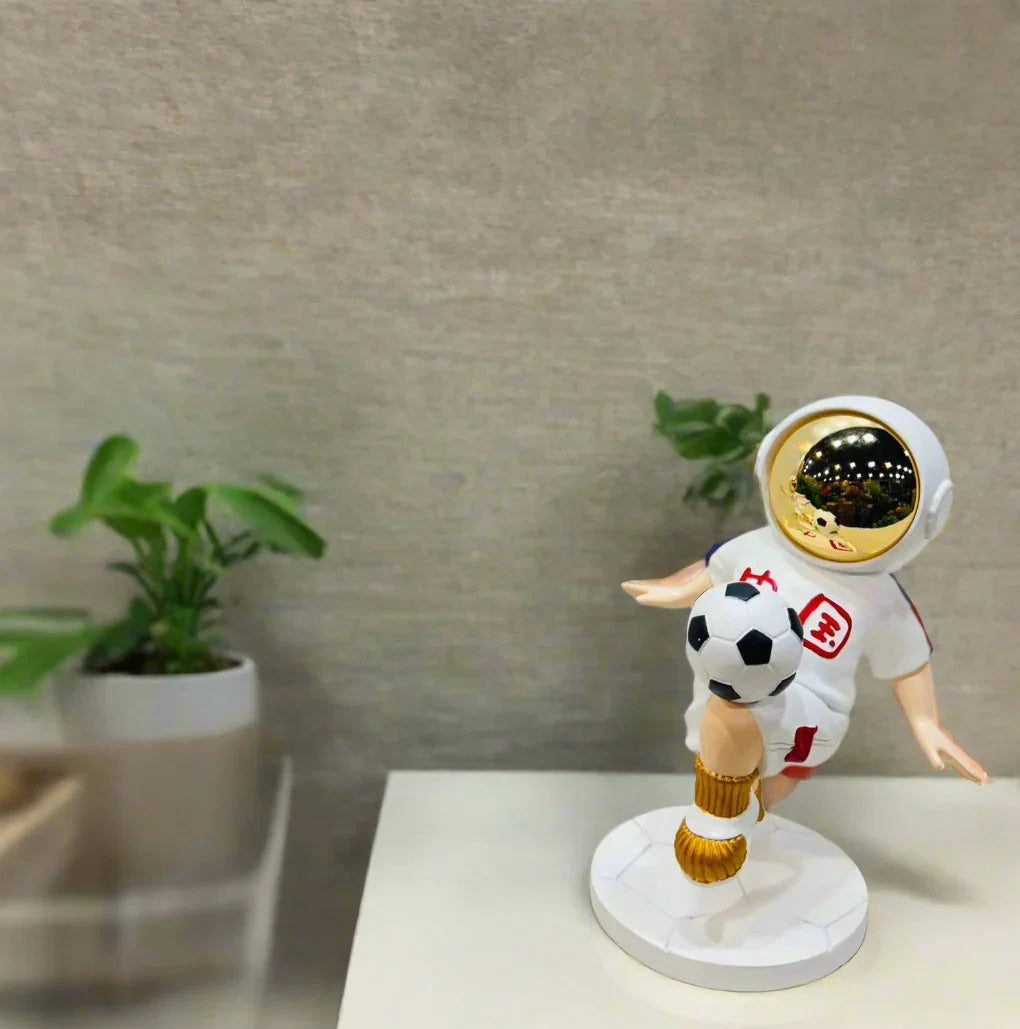 Astronaut Playing Football Style 2