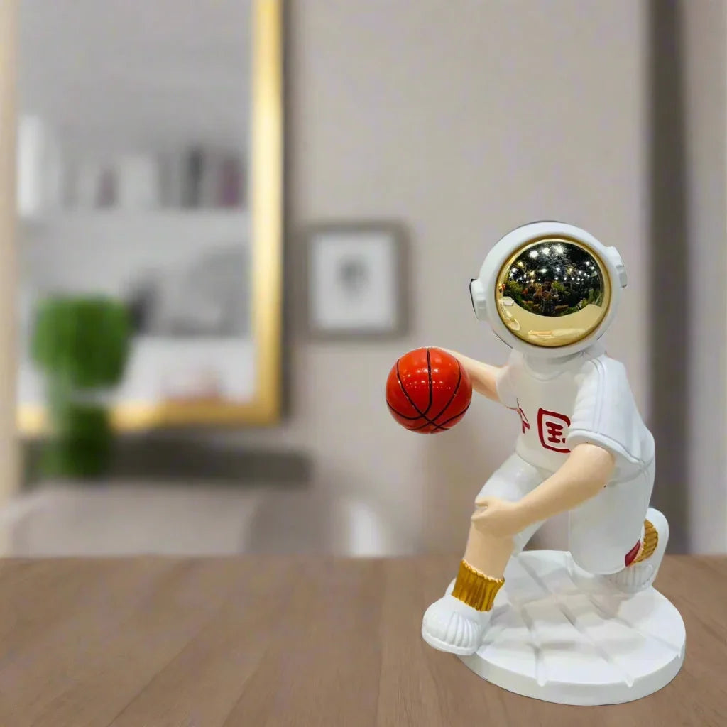 Astronaut Playing Basket Ball Style 3
