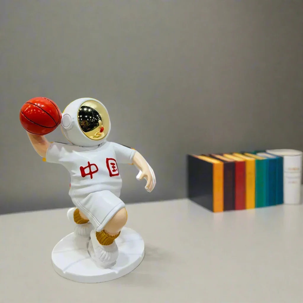 Astronaut Playing Basket Ball Style 2