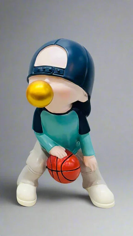 Little man Playing Basket Ball