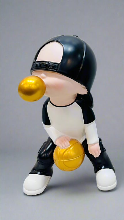 Little man Playing Basket Ball